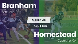 Matchup: Branham vs. Homestead  2017