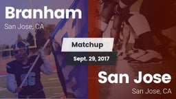 Matchup: Branham vs. San Jose  2017