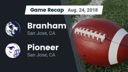 Recap: Branham  vs. Pioneer  2018