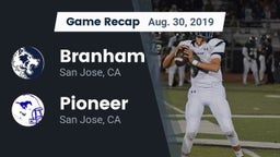 Recap: Branham  vs. Pioneer  2019