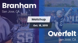 Matchup: Branham vs. Overfelt  2019