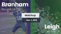 Matchup: Branham vs. Leigh  2019