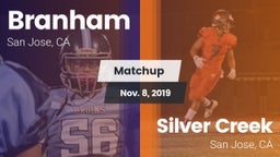 Matchup: Branham vs. Silver Creek  2019