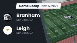 Recap: Branham  vs. Leigh  2021