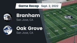 Recap: Branham  vs. Oak Grove  2022