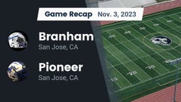 Recap: Branham  vs. Pioneer  2023
