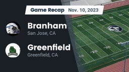 Recap: Branham  vs. Greenfield  2023