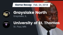 Recap: Grayslake North  vs. University of St. Thomas 2018