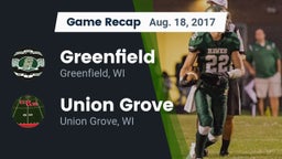Recap: Greenfield  vs. Union Grove  2017