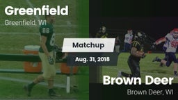 Matchup: Field vs. Brown Deer  2018