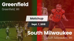 Matchup: Field vs. South Milwaukee  2018