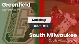 Matchup: Greenfield vs. South Milwaukee  2019