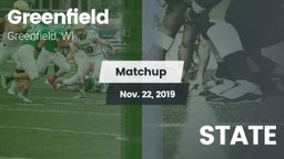 Matchup: Greenfield vs. STATE 2019
