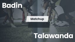 Matchup: Badin vs. Talawanda 2016