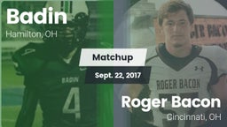 Matchup: Badin vs. Roger Bacon  2017