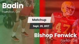 Matchup: Badin vs. Bishop Fenwick 2017