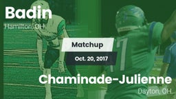 Matchup: Badin vs. Chaminade-Julienne  2017