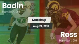 Matchup: Badin vs. Ross  2018