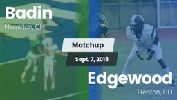 Matchup: Badin vs. Edgewood  2018