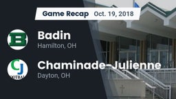 Recap: Badin  vs. Chaminade-Julienne  2018