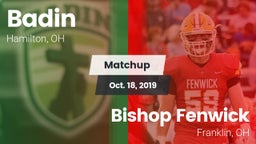 Matchup: Badin vs. Bishop Fenwick 2019