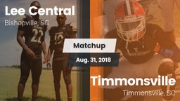 Matchup: Lee Central vs. Timmonsville  2018