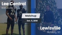 Matchup: Lee Central vs. Lewisville  2018