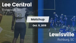 Matchup: Lee Central vs. Lewisville  2019