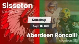 Matchup: Sisseton vs. Aberdeen Roncalli  2019