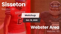 Matchup: Sisseton vs. Webster Area  2020