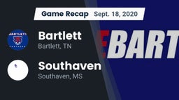 Recap: Bartlett  vs. Southaven  2020