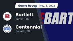 Recap: Bartlett  vs. Centennial  2022