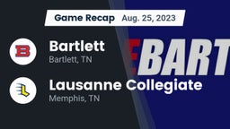 Recap: Bartlett  vs. Lausanne Collegiate  2023