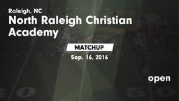 Matchup: North Raleigh Christ vs. open 2016