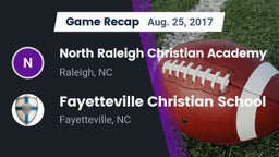 Recap: North Raleigh Christian Academy  vs. Fayetteville Christian School 2017