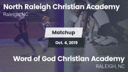 Matchup: North Raleigh Christ vs. Word of God Christian Academy 2019