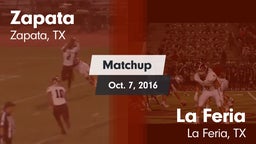 Matchup: Zapata vs. La Feria  2016