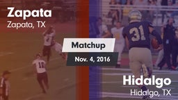 Matchup: Zapata vs. Hidalgo  2016