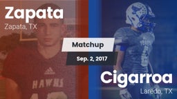 Matchup: Zapata vs. Cigarroa  2017