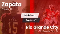 Matchup: Zapata vs. Rio Grande City  2017