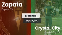 Matchup: Zapata vs. Crystal City  2017