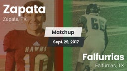 Matchup: Zapata vs. Falfurrias  2017