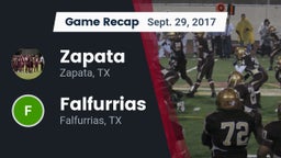 Recap: Zapata  vs. Falfurrias  2017