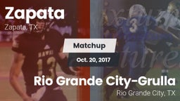 Matchup: Zapata vs. Rio Grande City-Grulla  2017