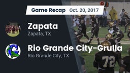 Recap: Zapata  vs. Rio Grande City-Grulla  2017