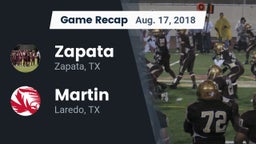 Recap: Zapata  vs. Martin  2018