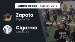 Recap: Zapata  vs. Cigarroa  2018