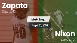 Matchup: Zapata vs. Nixon  2018