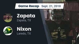 Recap: Zapata  vs. Nixon  2018