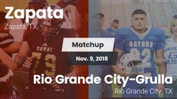Matchup: Zapata vs. Rio Grande City-Grulla  2018
